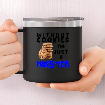 Discover cookie monster 14oz Stainless Steel Tumblers