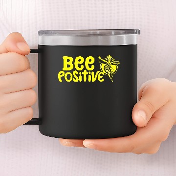 Discover Bee Positive Queen Bee 14oz Stainless Steel Tumblers
