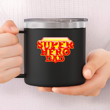 Discover Super Hero Dad 14oz Stainless Steel Tumblers