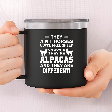 Discover Alpaca be different 14oz Stainless Steel Tumblers