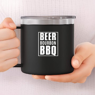 Discover Beer bourbon bbq 14oz Stainless Steel Tumblers