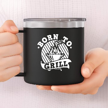 Discover Born to Grill - grill experts grill master 14oz Stainless Steel Tumblers