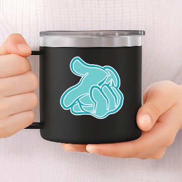 Discover HAND GUN MICKEY 14oz Stainless Steel Tumblers