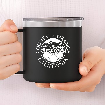 Discover Orange County 14oz Stainless Steel Tumblers