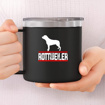 Discover Rottweiler Clothing 14oz Stainless Steel Tumblers