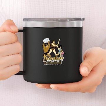 Discover 70s thundarr the Barbarian 14oz Stainless Steel Tumblers