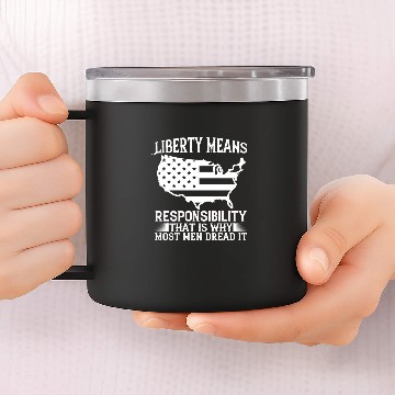 Discover Independence Day Meaning od Liberty 14oz Stainless Steel Tumblers