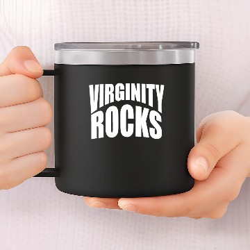 Discover virginity rocks 14oz Stainless Steel Tumblers