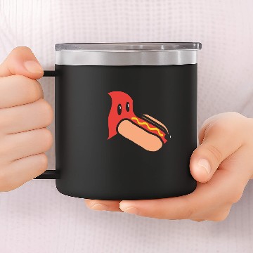 Discover Just a hot dog 14oz Stainless Steel Tumblers