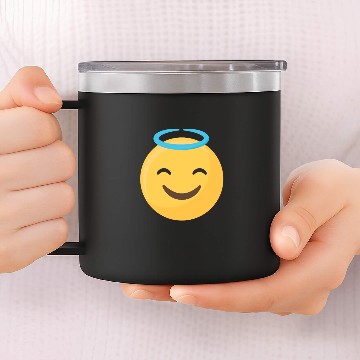 Discover Funny Emoticon Smiley Face, Fun Emoticon 14oz Stainless Steel Tumblers