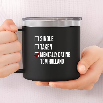 Discover Dating Tom Holland 14oz Stainless Steel Tumblers