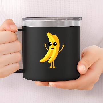 Discover Banana 14oz Stainless Steel Tumblers