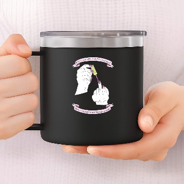 Discover Middle Finger Cutie 14oz Stainless Steel Tumblers