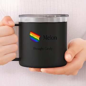 Discover Melon, Thought Candy 14oz Stainless Steel Tumblers