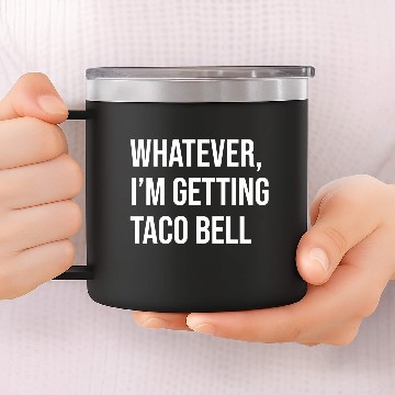Discover Whatever I'M Getting Taco Bell Baseball Jerseys 14oz Stainless Steel Tumblers
