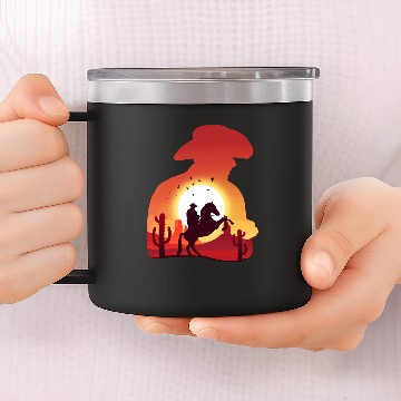Discover Red Dead Redemption 2 14oz Stainless Steel Tumblers