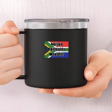 Discover Nelson Rolihlahla Mandela 14oz Stainless Steel Tumblers