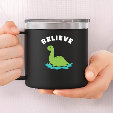 Discover Believe in Loch Ness Monster 14oz Stainless Steel Tumblers