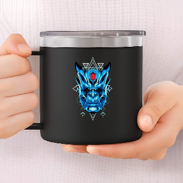 Discover Devil head 14oz Stainless Steel Tumblers