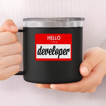 Discover startup developer 14oz Stainless Steel Tumblers