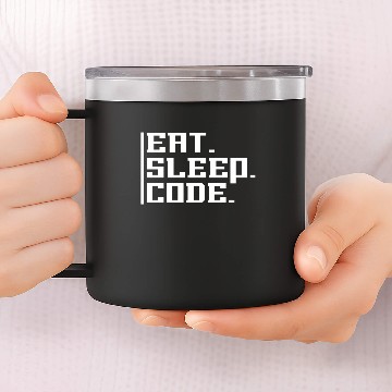 Discover Coding Computer Programming Software Developer 14oz Stainless Steel Tumblers