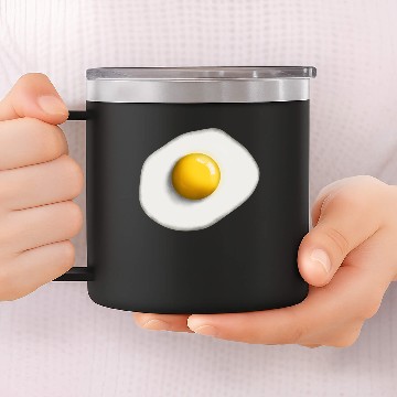 Discover fried egg 14oz Stainless Steel Tumblers