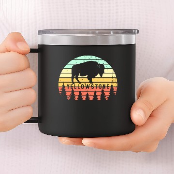 Discover Yellow Stone 14oz Stainless Steel Tumblers