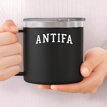 Discover Antifa College 14oz Stainless Steel Tumblers