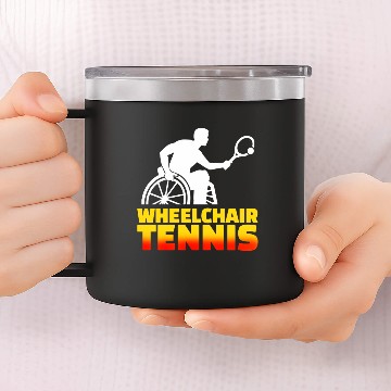Discover Tennis 14oz Stainless Steel Tumblers