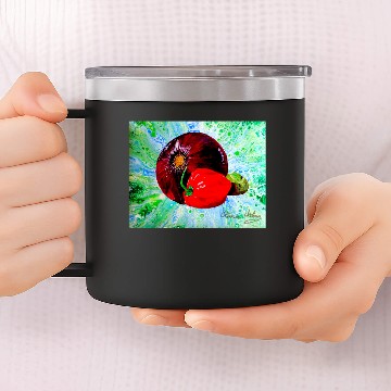 Discover Chili Onion 14oz Stainless Steel Tumblers