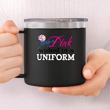 Discover Wicked in Uniform Volleyball 14oz Stainless Steel Tumblers