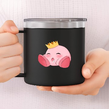 Discover Sleeping Kirby 14oz Stainless Steel Tumblers