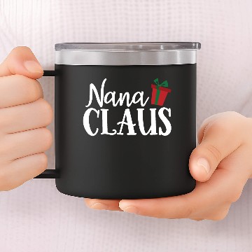 Discover Nana Claus 14oz Stainless Steel Tumblers