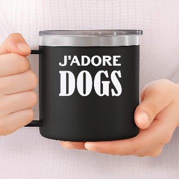 Discover j´adore dogs 14oz Stainless Steel Tumblers