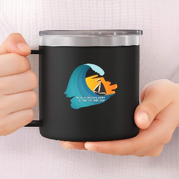 Discover We're in the Same Storm, But Not The Same Boat 14oz Stainless Steel Tumblers