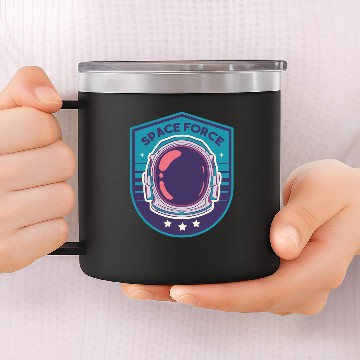 Discover space force 14oz Stainless Steel Tumblers
