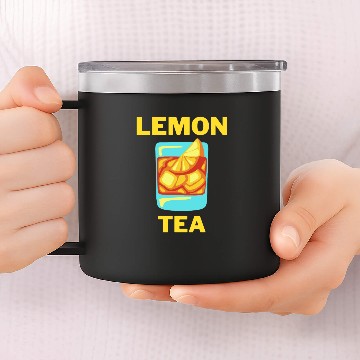 Discover lemon tea 14oz Stainless Steel Tumblers