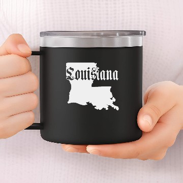 Discover Louisiana State 14oz Stainless Steel Tumblers