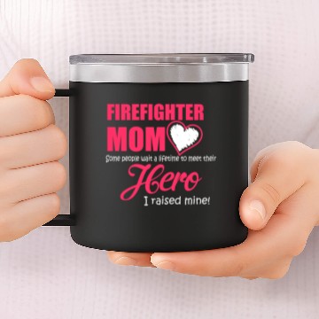 Discover FIREFIGHTER MOM 14oz Stainless Steel Tumblers