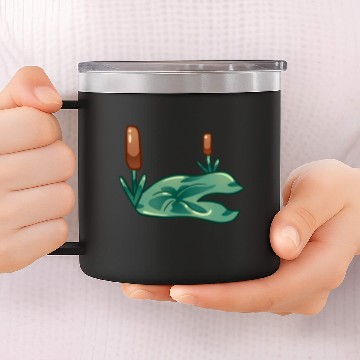 Discover Lily Pad 14oz Stainless Steel Tumblers