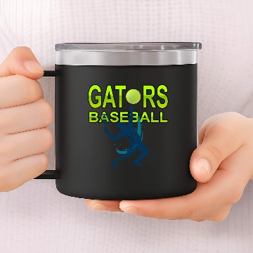 Discover Florida Gator Baseball 14oz Stainless Steel Tumblers