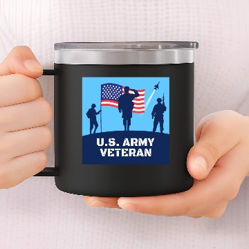 Discover U.S. Army Veteran 14oz Stainless Steel Tumblers