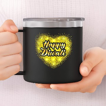Discover Happy Diwali 14oz Stainless Steel Tumblers