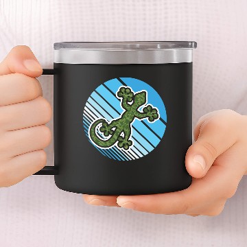 Discover Camouflage Lizard 14oz Stainless Steel Tumblers