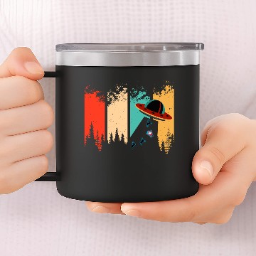 Discover Retro Alien Christmas santa clause 14oz Stainless Steel Tumblers, Alien