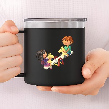 Discover Playground See Saw 14oz Stainless Steel Tumblers