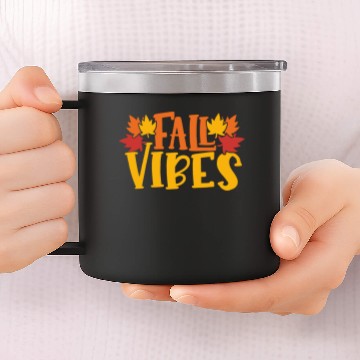 Discover Fall Vibes 14oz Stainless Steel Tumblers