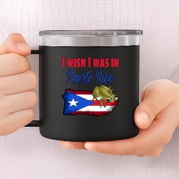 Discover Missing Puerto Rico 14oz Stainless Steel Tumblers