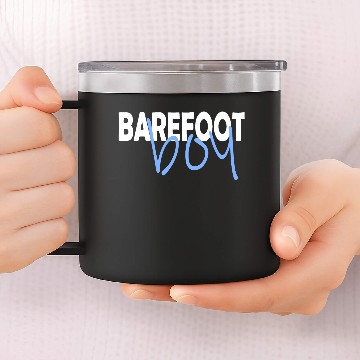 Discover barefoot boy 14oz Stainless Steel Tumblers