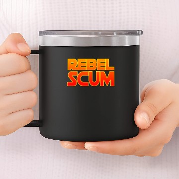 Discover REBEL SCUM 14oz Stainless Steel Tumblers